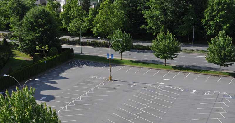 parking lot spring