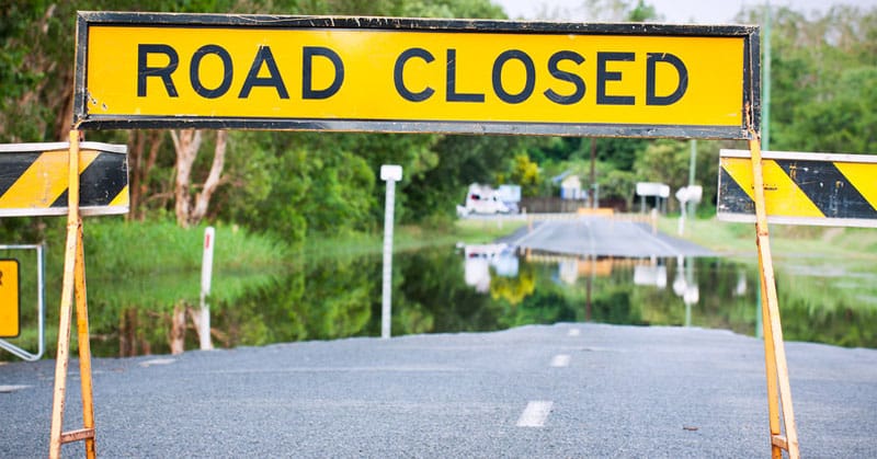 road damage
