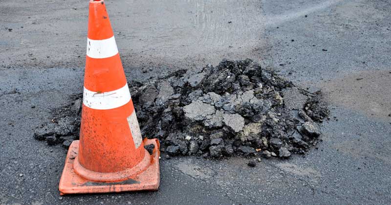 asphalt damage