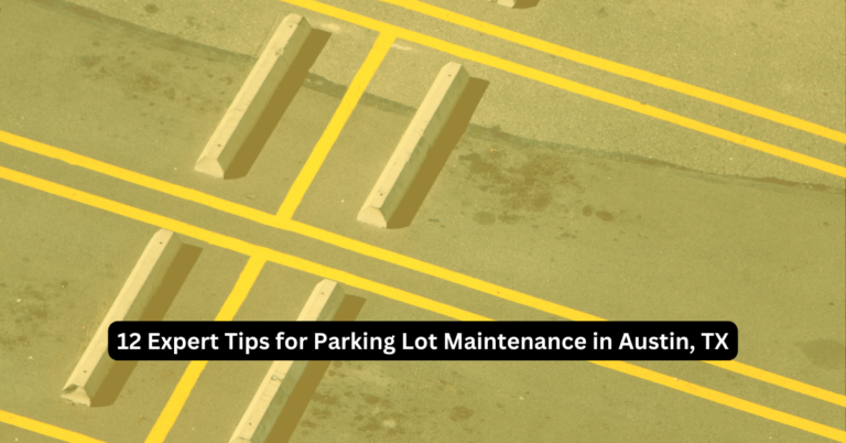 Image of expert parking lot maintenance in Austin, TX by Contractors Asphalt